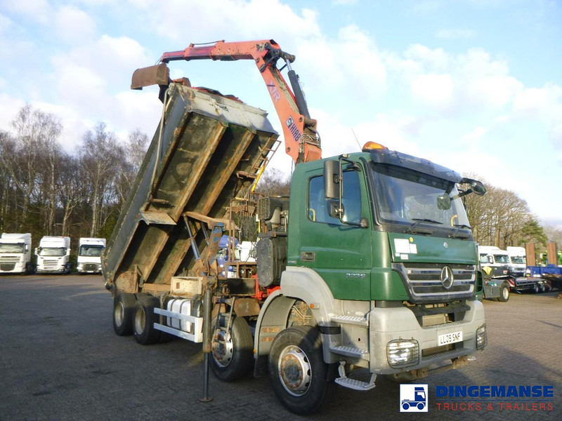 Mercedes-Benz Axor 3236 8x4 RHD tipper + Hiab 1283 DK-2 Duo - Crane truck: picture 2 Mercedes-Benz Axor 3236 8x4 RHD tipper + Hiab 1283 DK-2 Duo - Crane truck: picture 2