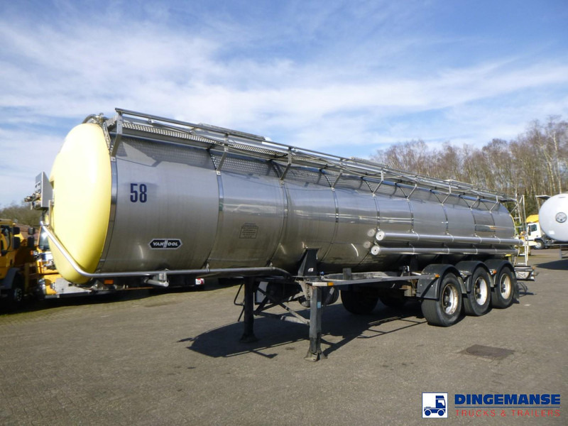 Van Hool Chemical tank inox 24 m3 / 1 comp - Tank semi-trailer: picture 1 Van Hool Chemical tank inox 24 m3 / 1 comp - Tank semi-trailer: picture 1
