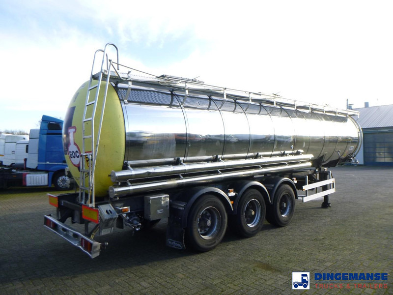 Van Hool Chemical tank inox 30 m3 / 3 comp - Tank trailer: picture 4 Van Hool Chemical tank inox 30 m3 / 3 comp - Tank trailer: picture 4