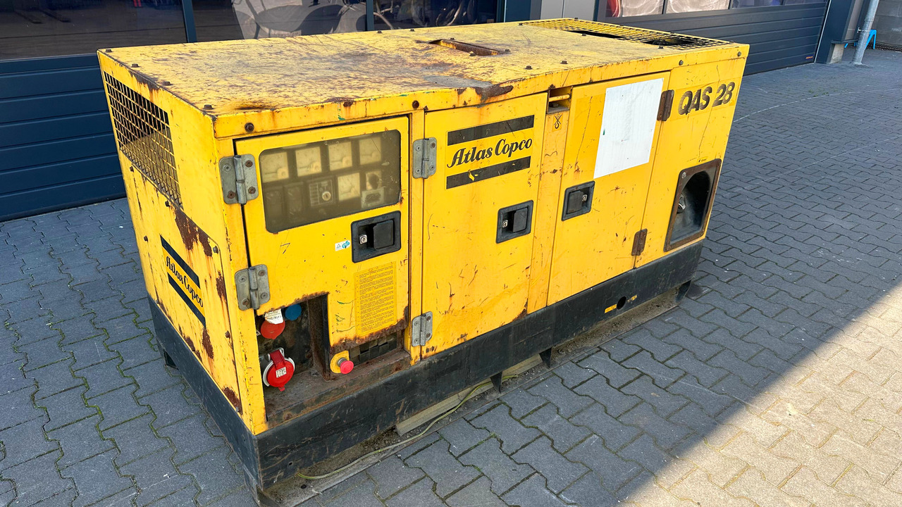 ATLAS Copco QAS 28 Yds BJ 1996 Elektro Stromgenerator Stromaggregat Notstrom - Generator set: picture 1 ATLAS Copco QAS 28 Yds BJ 1996 Elektro Stromgenerator Stromaggregat Notstrom - Generator set: picture 1