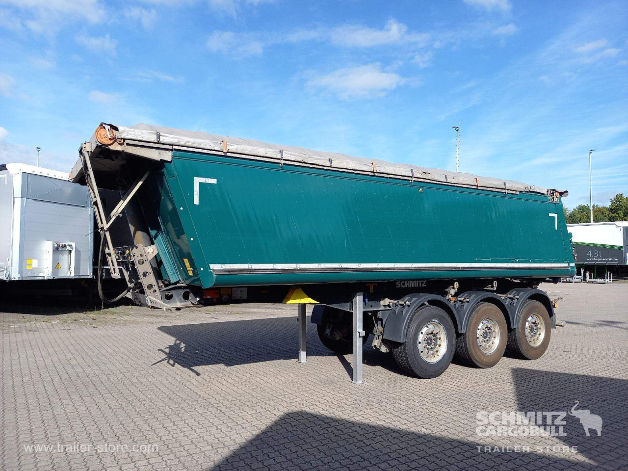 SCHMITZ Auflieger Kipper Alukastenmulde 27m³ - Tipper semi-trailer: picture 1 SCHMITZ Auflieger Kipper Alukastenmulde 27m³ - Tipper semi-trailer: picture 1