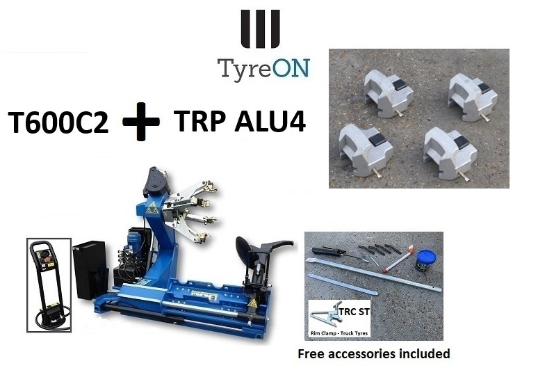 2-speed compact 26 Inch truck tyre changer + 4 aluminium clamping jaws for ALU truck rims - Workshop equipment: picture 1 2-speed compact 26 Inch truck tyre changer + 4 aluminium clamping jaws for ALU truck rims - Workshop equipment: picture 1
