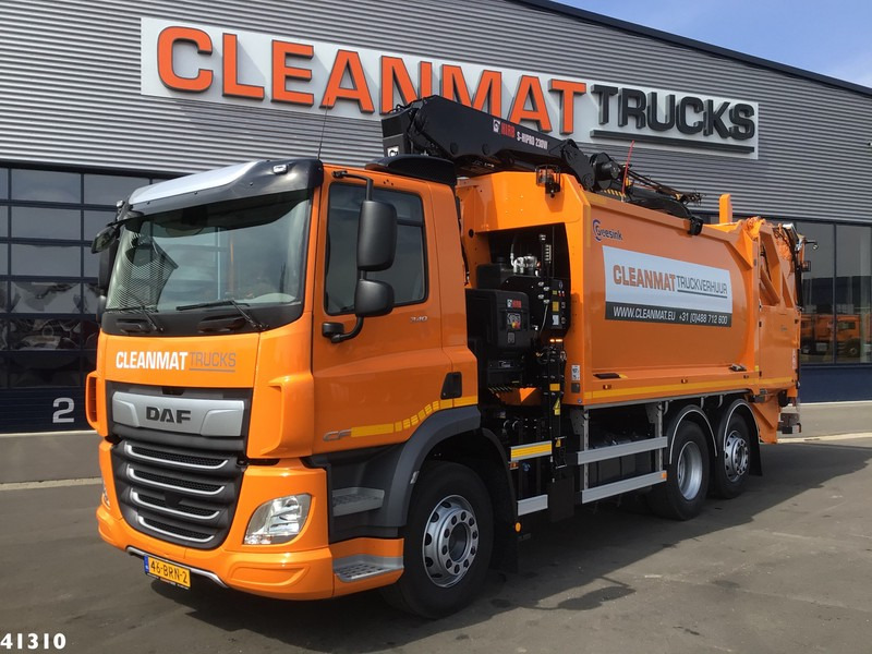 DAF FAN CF 340 Hiab 23 ton/meter laadkraan - Garbage truck: picture 1 DAF FAN CF 340 Hiab 23 ton/meter laadkraan - Garbage truck: picture 1
