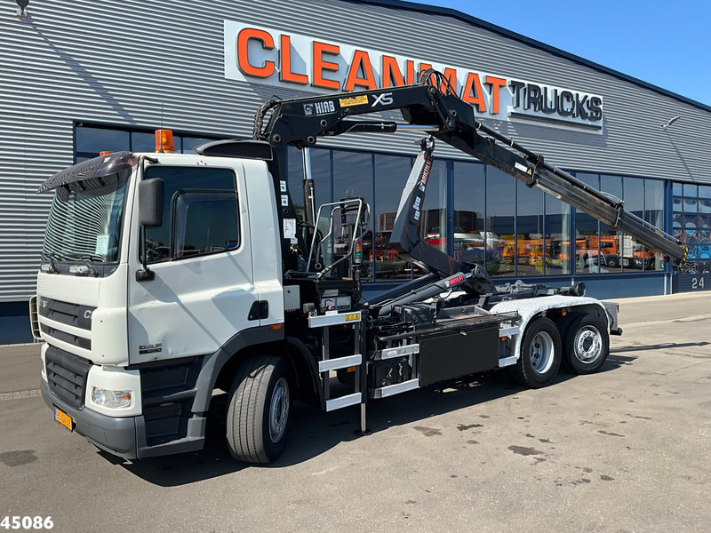 DAF FAS 85 CF 340 Manual Hiab 12 Tonmeter laadkraan - Hook lift truck, Crane truck: picture 1 DAF FAS 85 CF 340 Manual Hiab 12 Tonmeter laadkraan - Hook lift truck, Crane truck: picture 1