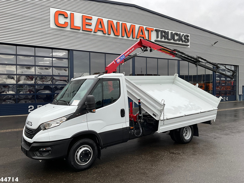 Iveco Daily 72C18 HMF laadkraan 3,4 Tonmeter laadkraan + Meiller 3-zijdige kipper New & Unused!! - Tipper, Crane truck: picture 2 Iveco Daily 72C18 HMF laadkraan 3,4 Tonmeter laadkraan + Meiller 3-zijdige kipper New & Unused!! - Tipper, Crane truck: picture 2