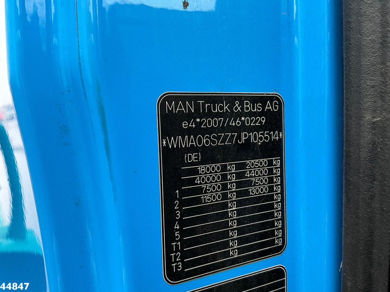 Skip loader truck MAN TGS 18.420 Euro 6 Retarder VDL 13 Ton portaalarmsysteem: picture 17
