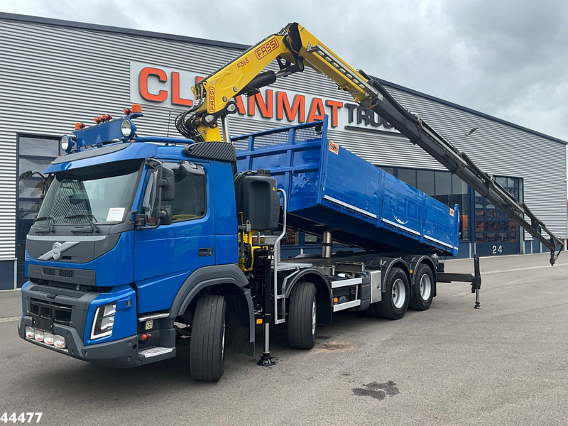 Crane truck Volvo FMX 540 8x4 Euro 6 Fassi 36 Tonmeter laadkraan: picture 10