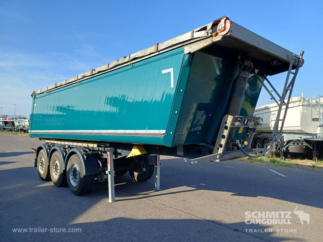SCHMITZ Auflieger Kipper Alukastenmulde 27m³ - Tipper semi-trailer: picture 1 SCHMITZ Auflieger Kipper Alukastenmulde 27m³ - Tipper semi-trailer: picture 1