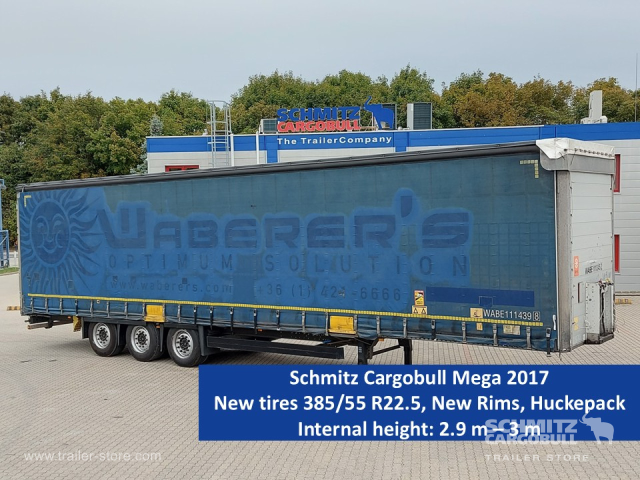 SCHMITZ Curtainsider Mega - Curtainsider semi-trailer: picture 1 SCHMITZ Curtainsider Mega - Curtainsider semi-trailer: picture 1