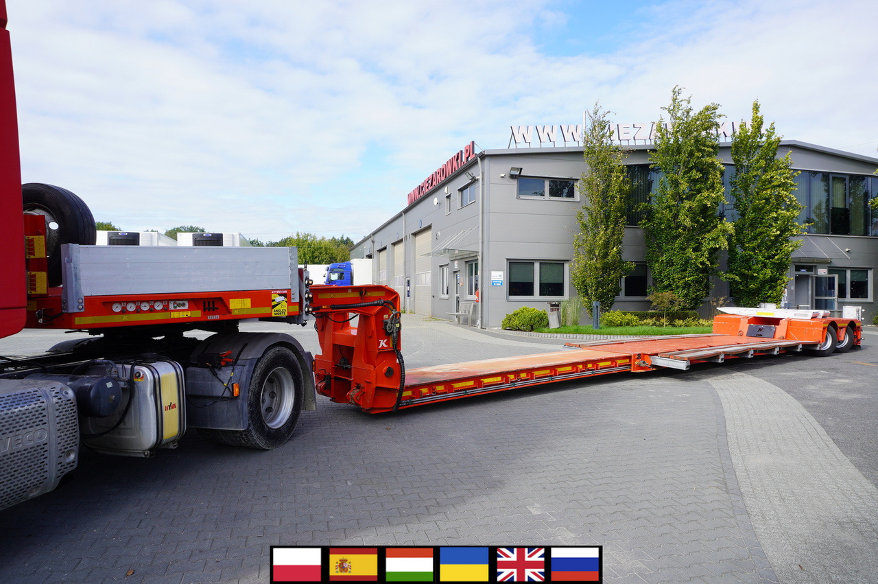 KÄSSBOHRER LB2 TIEF-BETT low loader semi-trailer / 16.5 m / Extendable semi-trailer / steered axles / 2 units - Low loader semi-trailer: picture 1 KÄSSBOHRER LB2 TIEF-BETT low loader semi-trailer / 16.5 m / Extendable semi-trailer / steered axles / 2 units - Low loader semi-trailer: picture 1