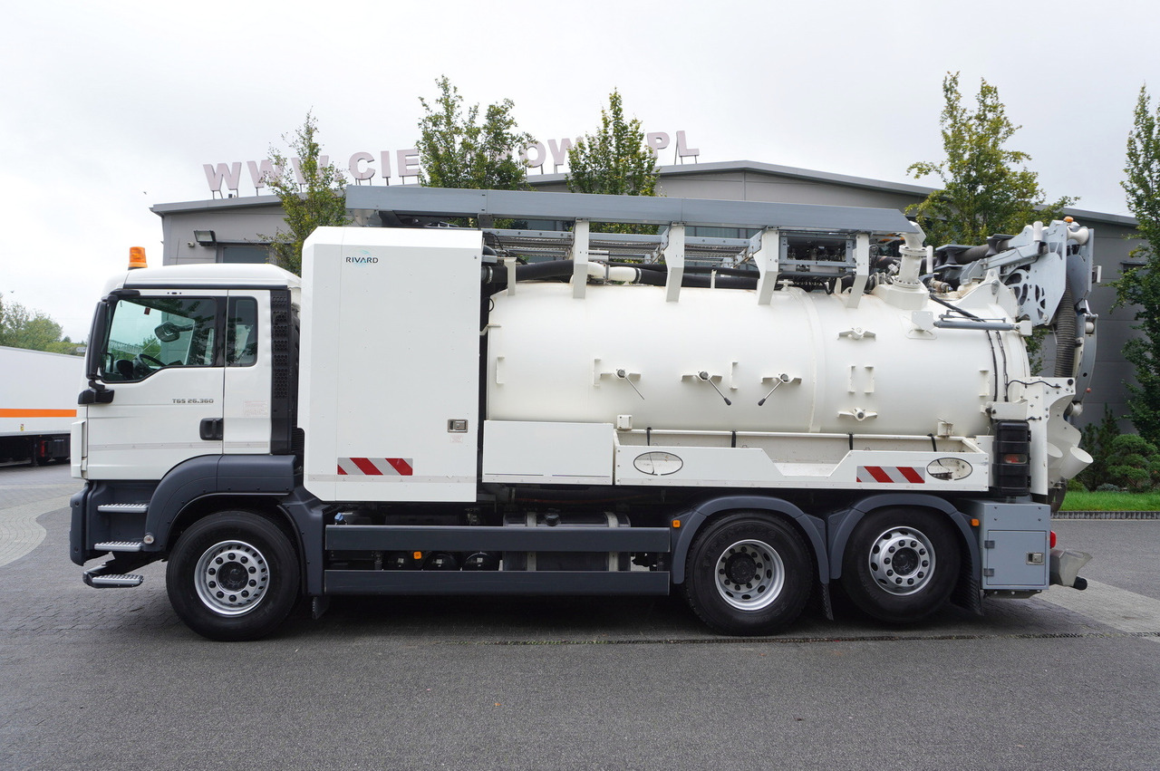 MAN TGS 26.360 E6 / RIVARD sewage cleaner 18 m3 / 90 tho. km / steering axle / 2 units - Vacuum truck: picture 3 MAN TGS 26.360 E6 / RIVARD sewage cleaner 18 m3 / 90 tho. km / steering axle / 2 units - Vacuum truck: picture 3