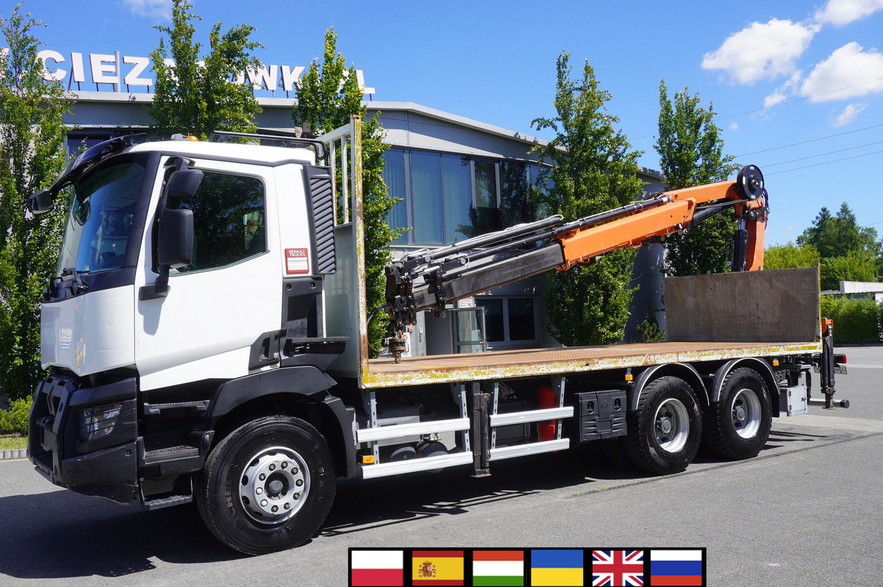 RENAULT C380 Comfort 6x4 / Atlas 6.1 T crane / range 12.3 m - Crane truck: picture 1 RENAULT C380 Comfort 6x4 / Atlas 6.1 T crane / range 12.3 m - Crane truck: picture 1