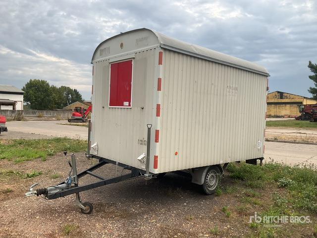 2012 Warrlich 3,50/80/KM/H S/A Enclosed Trailer - Construction container, Trailer: picture 1 2012 Warrlich 3,50/80/KM/H S/A Enclosed Trailer - Construction container, Trailer: picture 1