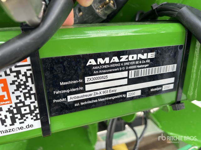 2022 Amazone ZA-X 903 Easy Fertilizer Spreader - Fertilizer spreader: picture 3 2022 Amazone ZA-X 903 Easy Fertilizer Spreader - Fertilizer spreader: picture 3