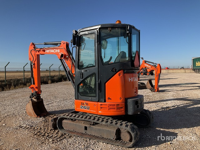 2016 Hitachi ZX26U-5 Mini Excavator: <6.6t - Mini excavator: picture 4 2016 Hitachi ZX26U-5 Mini Excavator: <6.6t - Mini excavator: picture 4