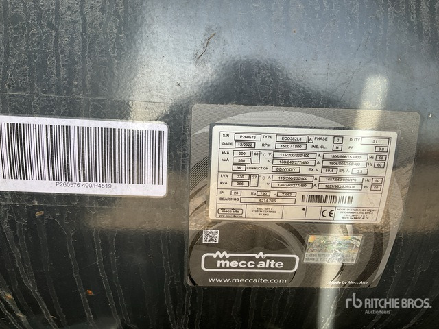 Generator set 2023 JCB G330QS 330KVA Super Silent Skid Mounted Generator Set: picture 6