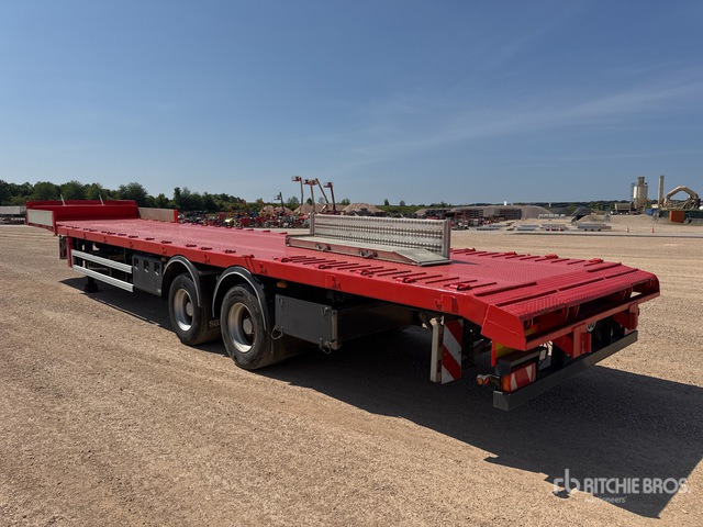 2004 Samro SD28VJ Semi-Remorque Plateau 2 Essieux T/A Flatbed Trailer - Dropside/ Flatbed trailer: picture 2 2004 Samro SD28VJ Semi-Remorque Plateau 2 Essieux T/A Flatbed Trailer - Dropside/ Flatbed trailer: picture 2