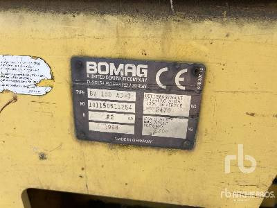 BOMAG BW100AD3 Compacteur Vibrant Tandem - Road roller: picture 5 BOMAG BW100AD3 Compacteur Vibrant Tandem - Road roller: picture 5