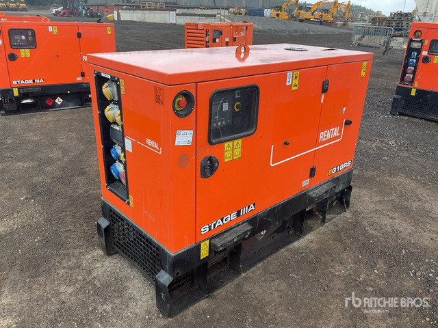 2019 JCB G18RS 18 kVA Skid-Mounted Generator Set - Generator set: picture 1 2019 JCB G18RS 18 kVA Skid-Mounted Generator Set - Generator set: picture 1