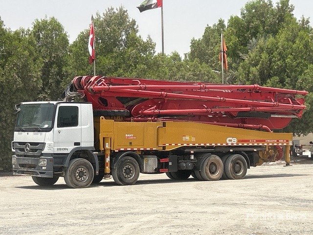 2020 Mercedes-Benz Actros 4141 2020 Sany SYM5449THBE 56 m on 8 ... Concrete Pump Truck - Concrete pump truck: picture 2 2020 Mercedes-Benz Actros 4141 2020 Sany SYM5449THBE 56 m on 8 ... Concrete Pump Truck - Concrete pump truck: picture 2