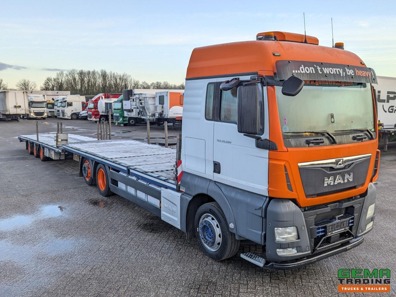 MAN TGX 26.500 6x2/4 LL Euro6 - Retarder + Recker FZ3 3-Assige Aanhanger - Uitschuifbaar - Autotransporter truck: picture 3 MAN TGX 26.500 6x2/4 LL Euro6 - Retarder + Recker FZ3 3-Assige Aanhanger - Uitschuifbaar - Autotransporter truck: picture 3