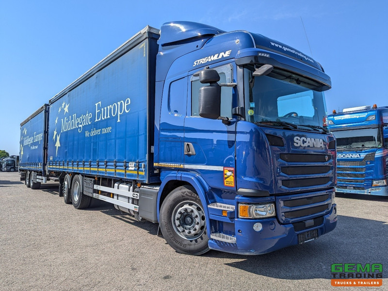 Scania G410 6x2/4 Streamline Euro6 - Retarder + Van Hool 2-Assige Aanhanger - SchuifzeilenCombi - SmartTachoV2 - Box truck: picture 2 Scania G410 6x2/4 Streamline Euro6 - Retarder + Van Hool 2-Assige Aanhanger - SchuifzeilenCombi - SmartTachoV2 - Box truck: picture 2