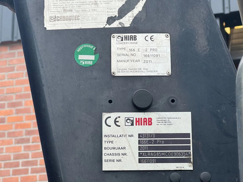 Tipper, Crane truck DAF CF 85.360 8X2 3 Zijdige kipper HIAB 16 t/m kraan AHK Top condition: picture 12