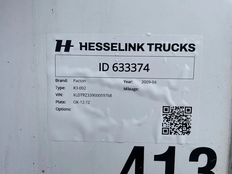 Isothermal semi-trailer Pacton 3AS Thermo King SL 400e 2X Stuuras Schijfremmen: picture 17