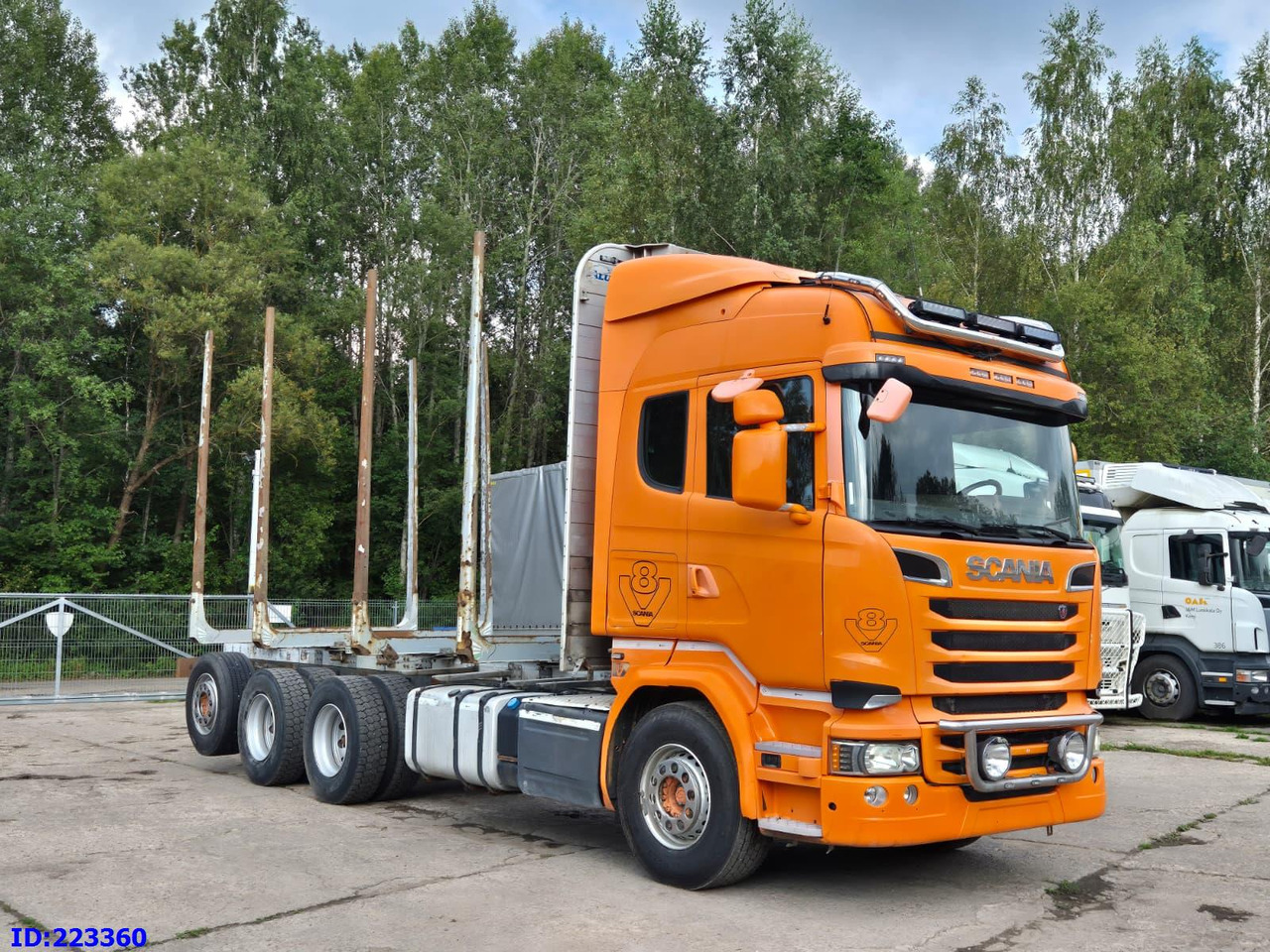 SCANIA R580 8X4 V8 Retarder - Timber truck: picture 2 SCANIA R580 8X4 V8 Retarder - Timber truck: picture 2