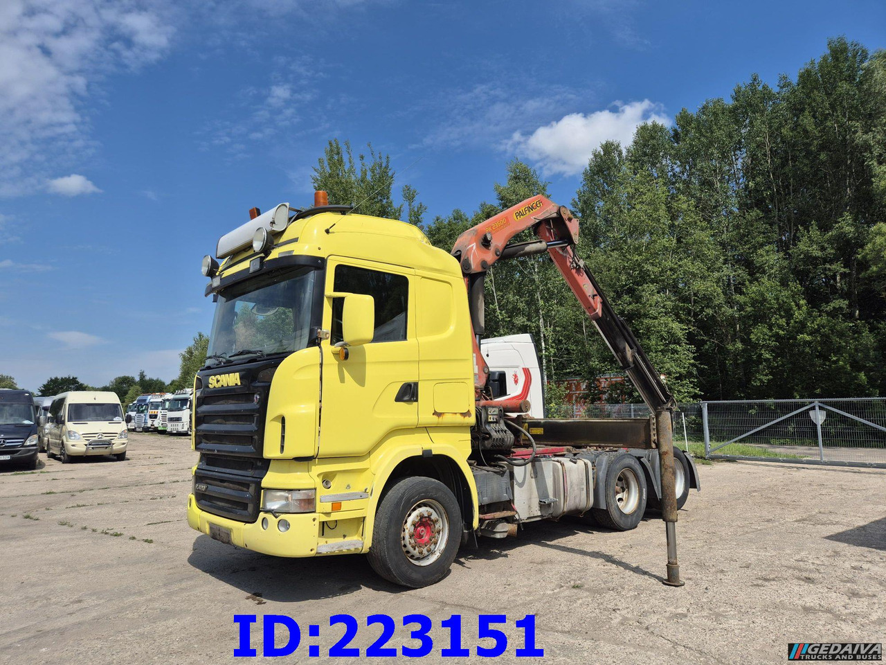 SCANIA R420 6x2 + Crane Palfinger PK23500 + Remote control - Tractor unit: picture 1 SCANIA R420 6x2 + Crane Palfinger PK23500 + Remote control - Tractor unit: picture 1