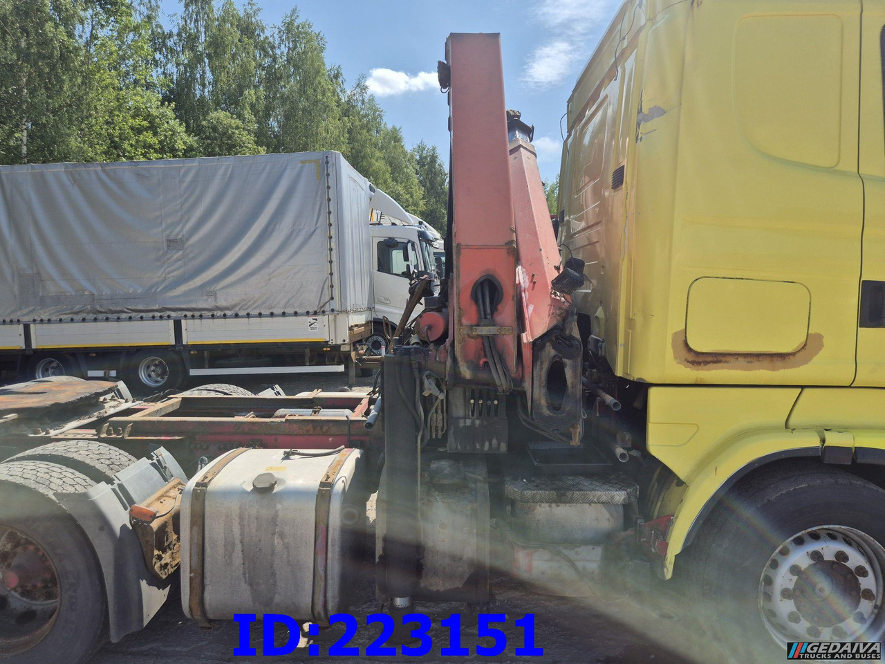 SCANIA R420 6x2 + Crane Palfinger PK23500 + Remote control - Tractor unit: picture 4 SCANIA R420 6x2 + Crane Palfinger PK23500 + Remote control - Tractor unit: picture 4
