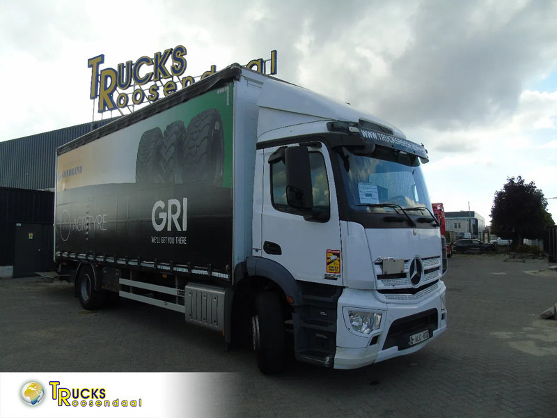 Mercedes-Benz Antos 1824 + EURO 6 + LIFT + PERFECT TRUCK - Curtainsider truck: picture 1 Mercedes-Benz Antos 1824 + EURO 6 + LIFT + PERFECT TRUCK - Curtainsider truck: picture 1