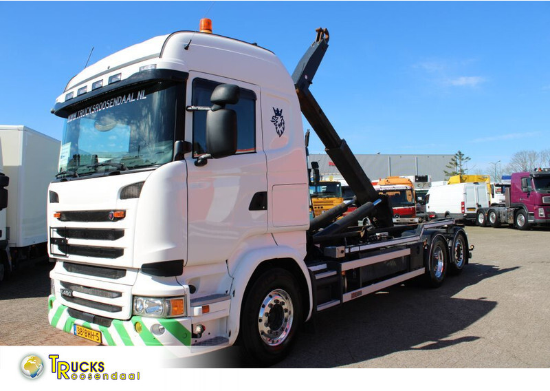 Scania R450 + Euro 6 + Hook system + 6x2 + Discounted from 58.950,- - Hook lift truck: picture 1 Scania R450 + Euro 6 + Hook system + 6x2 + Discounted from 58.950,- - Hook lift truck: picture 1