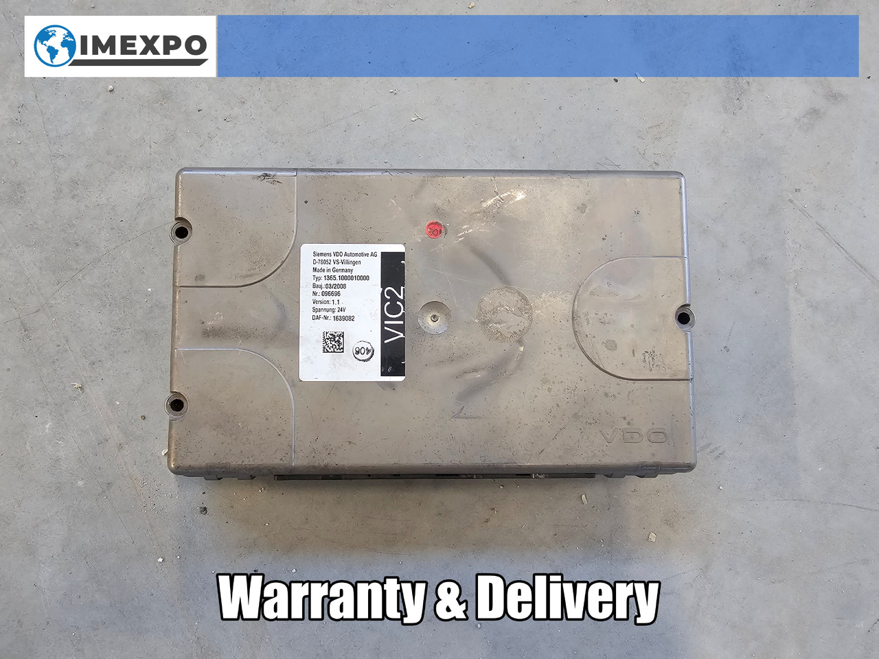 DAF XF CF / VIC2 CONTROL UNIT / 1639082 - ECU: picture 1 DAF XF CF / VIC2 CONTROL UNIT / 1639082 - ECU: picture 1