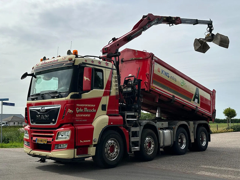 MAN TGS 43-460 WVT WIDESPREAD!!Z-Kraan/Kipper EURO 6!!263tkm!MANUELL!!ZERO EMISSIE 05-29 - Tipper, Crane truck: picture 5 MAN TGS 43-460 WVT WIDESPREAD!!Z-Kraan/Kipper EURO 6!!263tkm!MANUELL!!ZERO EMISSIE 05-29 - Tipper, Crane truck: picture 5