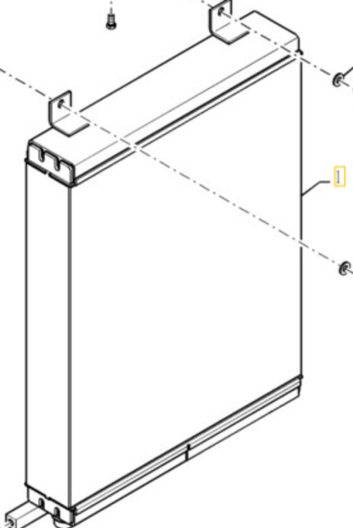Case 84279839 - 87660641 - Oil cooler for Construction machinery: picture 2 Case 84279839 - 87660641 - Oil cooler for Construction machinery: picture 2