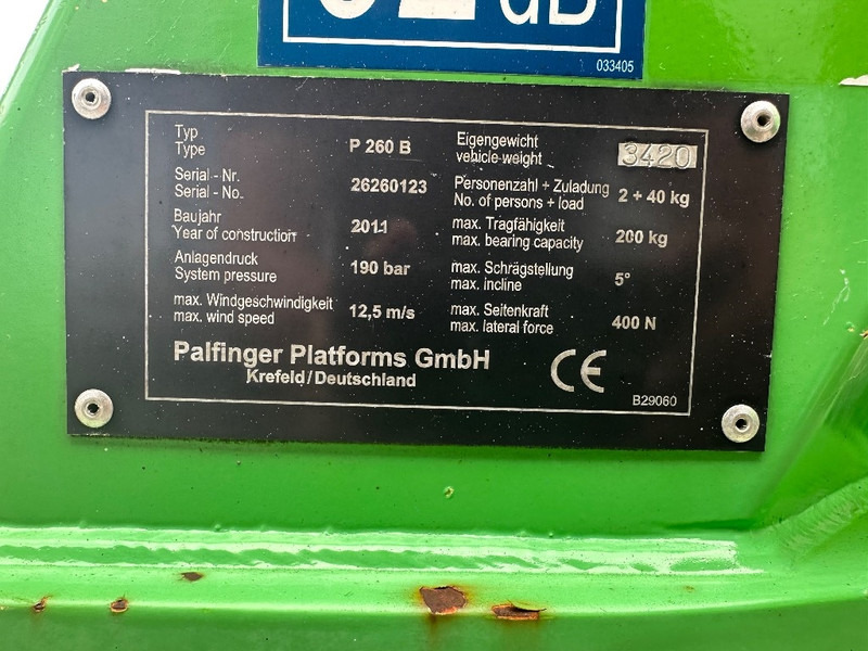 Palfinger P 260 B op Nissan Cabstar - Truck mounted aerial platform: picture 4 Palfinger P 260 B op Nissan Cabstar - Truck mounted aerial platform: picture 4