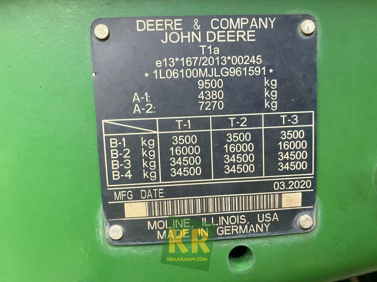Farm tractor John Deere 6100M: picture 7