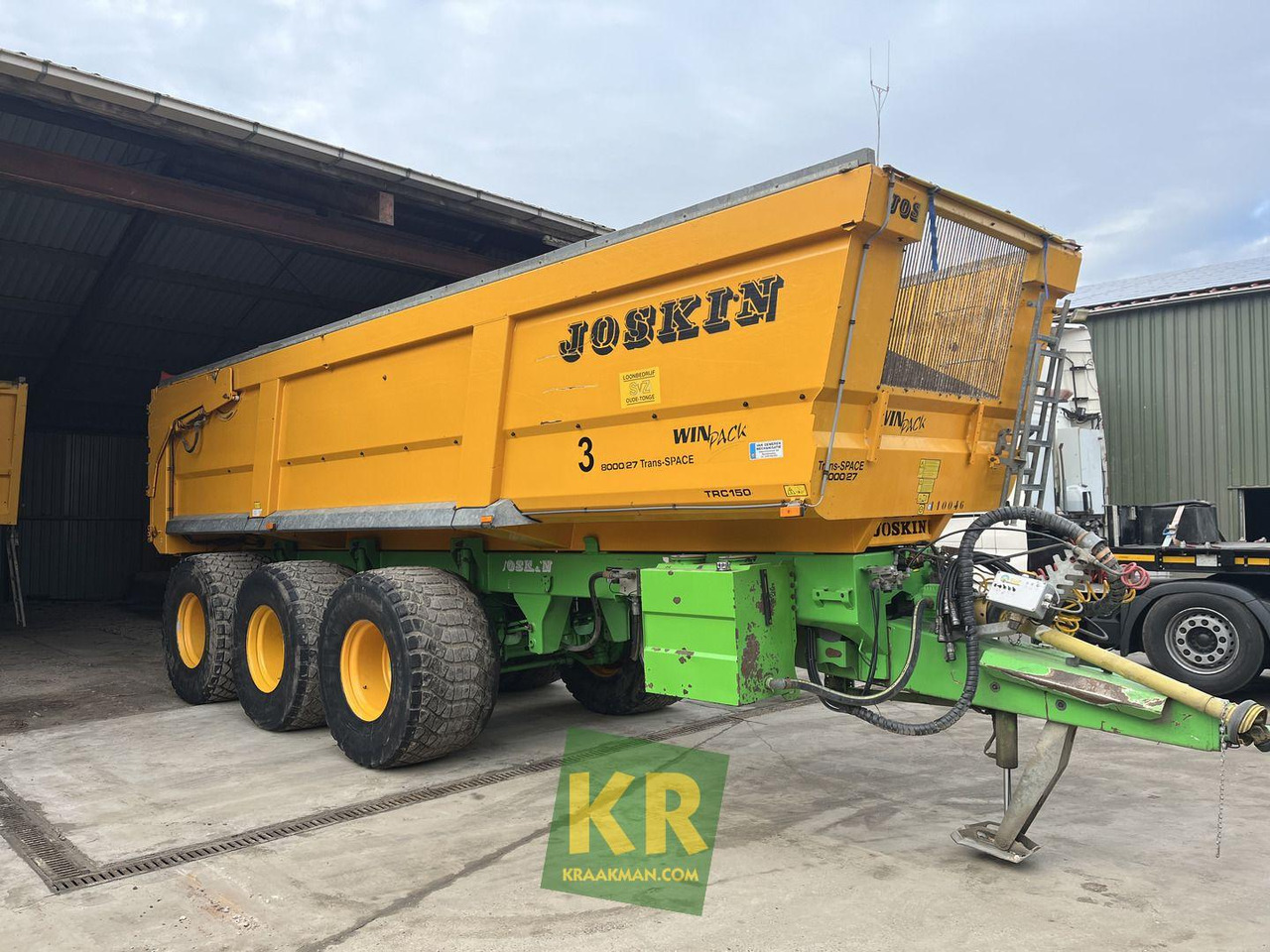 Joskin TP 8000/27 - Farm tipping trailer/ Dumper: picture 1 Joskin TP 8000/27 - Farm tipping trailer/ Dumper: picture 1