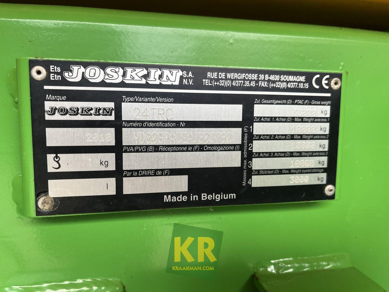Joskin TP 8000/27 - Farm tipping trailer/ Dumper: picture 4 Joskin TP 8000/27 - Farm tipping trailer/ Dumper: picture 4