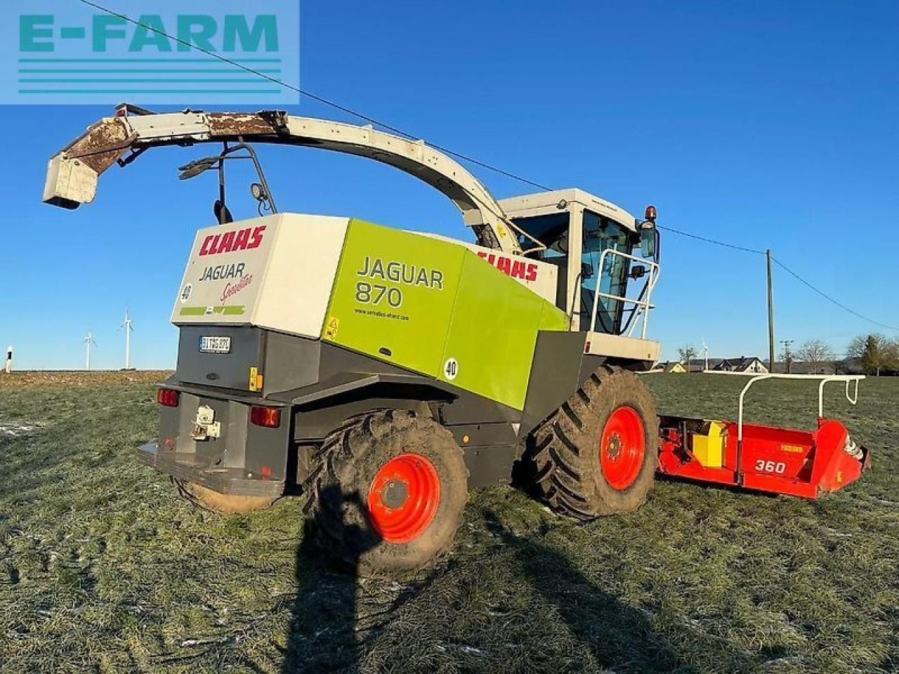 CLAAS jaguar 870 speedstar + kemper 360 plus + pick-up top! - Forage harvester: picture 4 CLAAS jaguar 870 speedstar + kemper 360 plus + pick-up top! - Forage harvester: picture 4