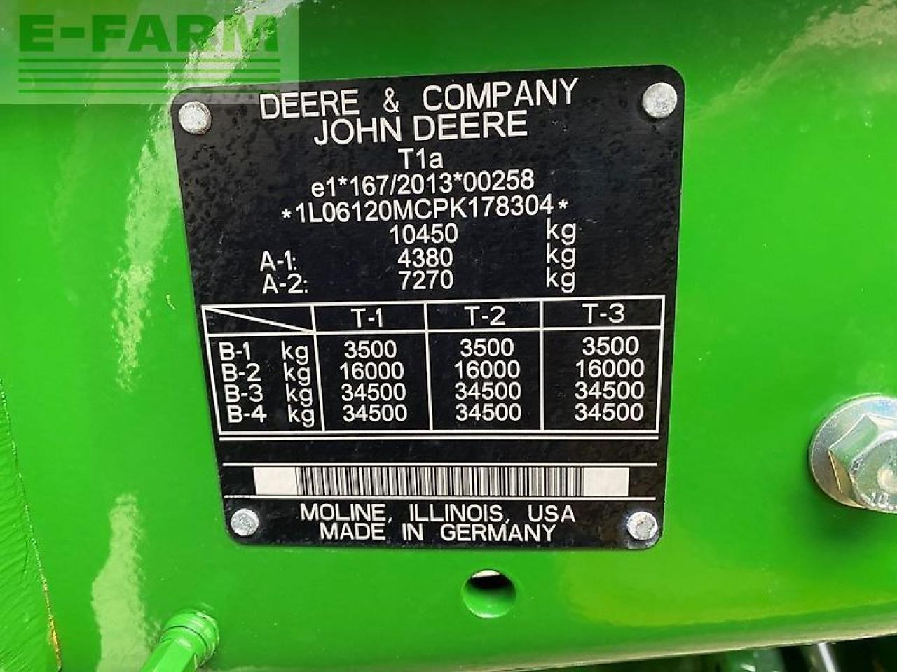 Farm tractor John Deere 6120m mit frontlader 623r: picture 15