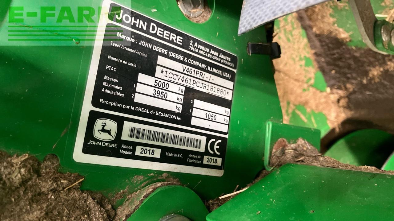 Square baler John Deere V461R: picture 11
