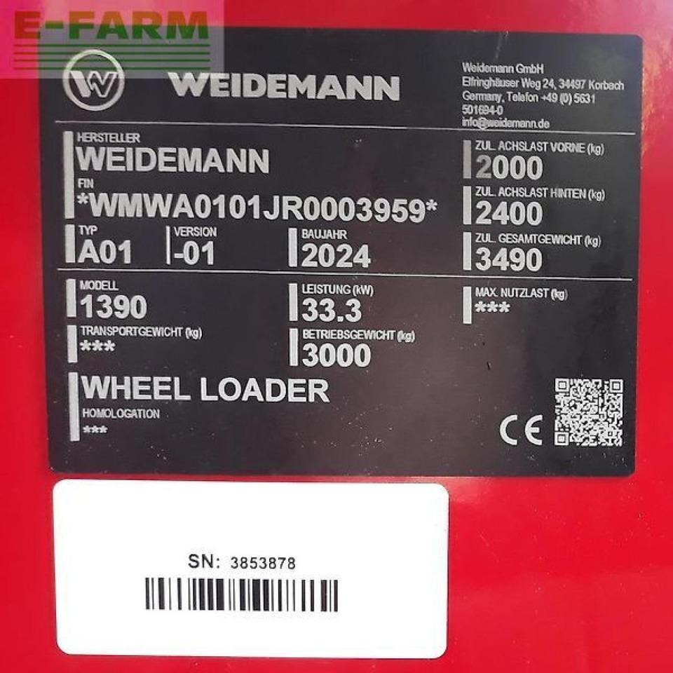 Mini excavator Weidemann 1390: picture 29