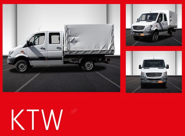 MERCEDES-BENZ Sprinter 316CDI DOKA,Allrad,Klima,Standhzg.... - Flatbed van, Combi van: picture 1 MERCEDES-BENZ Sprinter 316CDI DOKA,Allrad,Klima,Standhzg.... - Flatbed van, Combi van: picture 1