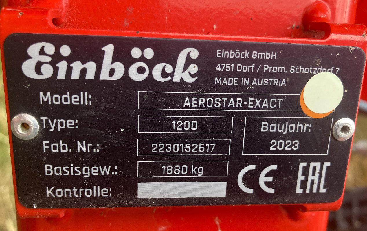 Einböck Aerostar-Exact 1200 - Fertilizing equipment: picture 2 Einböck Aerostar-Exact 1200 - Fertilizing equipment: picture 2