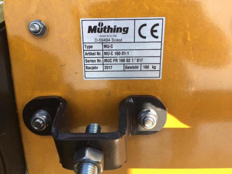 Müthing MUC 160 - Flail mower: picture 2 Müthing MUC 160 - Flail mower: picture 2