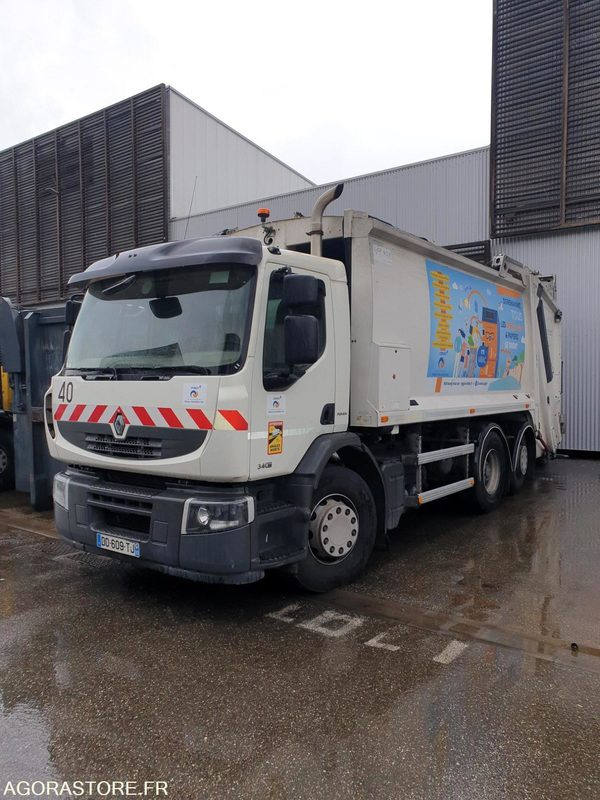 BOM RENAULT PREMIUM 340 - 20 m3 sur châssis 26T - 2014 - 180000km - Garbage truck: picture 3 BOM RENAULT PREMIUM 340 - 20 m3 sur châssis 26T - 2014 - 180000km - Garbage truck: picture 3