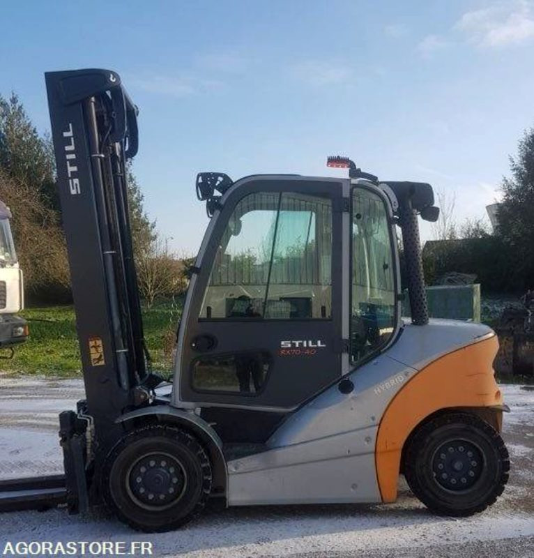 CHARIOT ELEVATEUR STILL RX70-40 DIESEL TRIPLEX 6580MM DE LEVE - Diesel forklift: picture 3 CHARIOT ELEVATEUR STILL RX70-40 DIESEL TRIPLEX 6580MM DE LEVE - Diesel forklift: picture 3