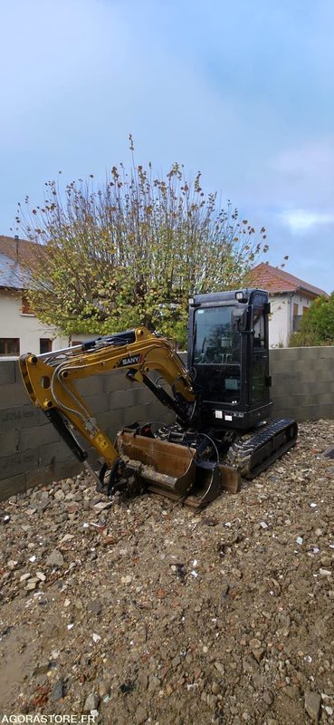 MINI PELLE SUR CHENILLES SANY SY26U 550 HEURES 2022 - Mini excavator: picture 4 MINI PELLE SUR CHENILLES SANY SY26U 550 HEURES 2022 - Mini excavator: picture 4